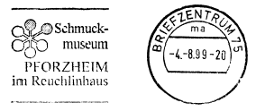 Schmuckmuseum Pforzheim im Reuchlinhaus