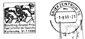 Breitling Grand Prix Paarzeitfahren der Radprofis Karlsruhe, 31.7.1999