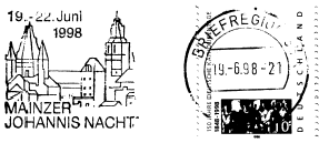 19. - 22. Juni 1998 Mainzer Johannisnacht
