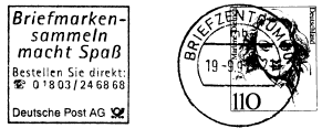 Briefmarkensammeln macht Spaß - Bestellen Sie direkt: 0 18 03/24 68 68 / Deutsche Post AG